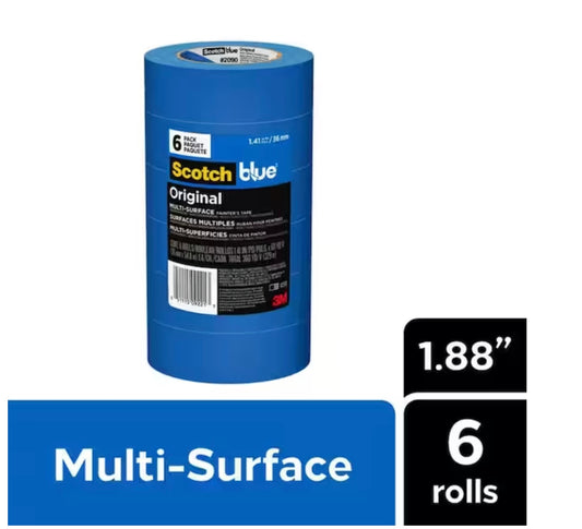 ScotchBlue Original Multi-Surface Painter's Tape (6-Pack)