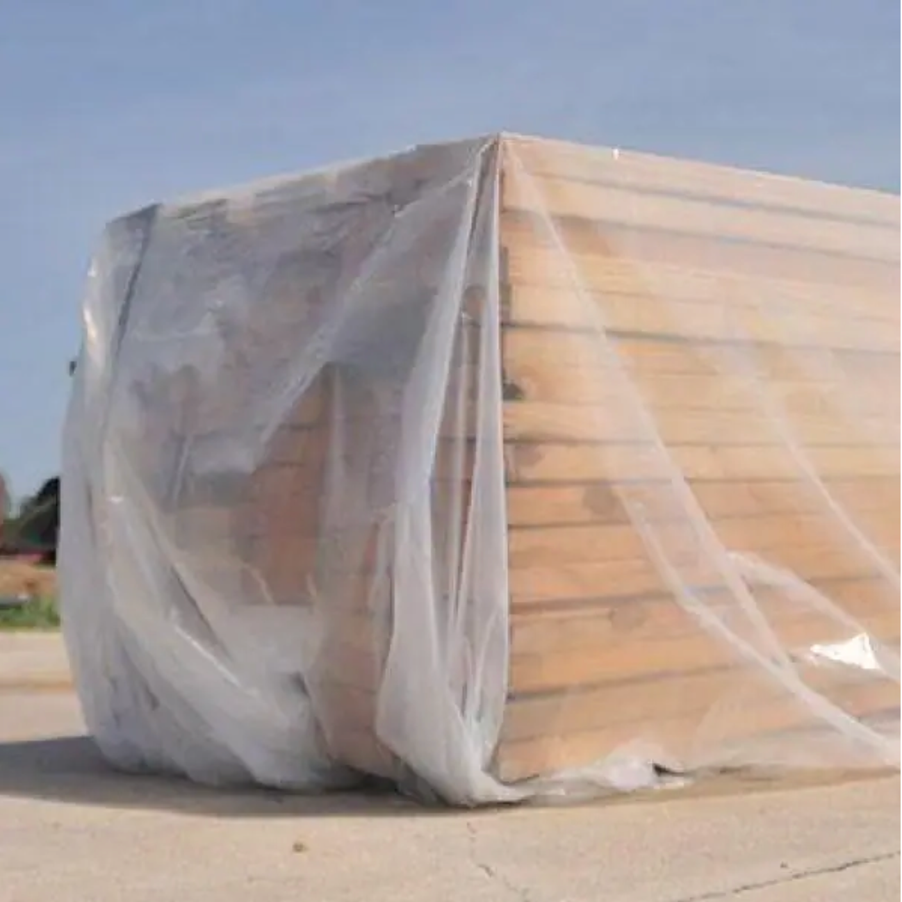 10 ft. x 25 ft. Clear 3.5 mil Plastic Sheeting